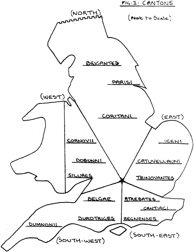 Division of Roman Britain into cantons