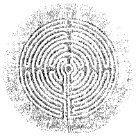 Plan of Alkborough turf maze, by George Weir, 1822