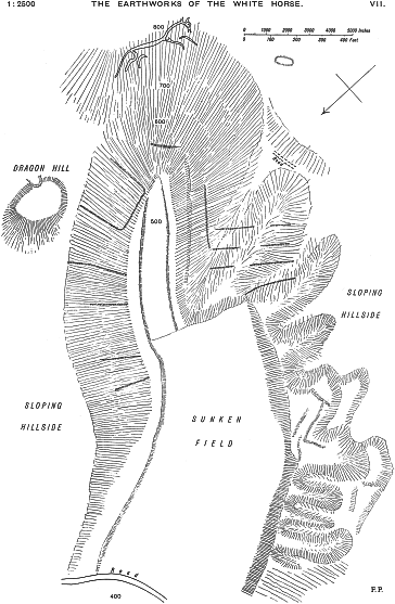 Plate VII. The Earthworks of the White Horse